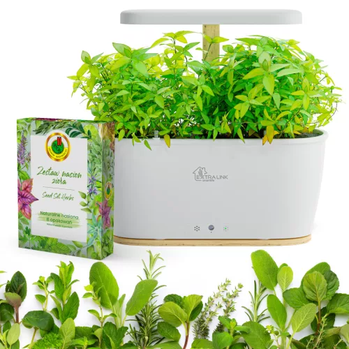 Extralink Smart Garden + herbs set, okoskaspó, WiFi, Bluetooth