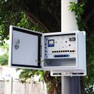 Extralink Atlas, kültéri PoE kapcsoló, 8x RJ45 1000Mbps PoE, 2x SFP, 120W, aktív hűtés