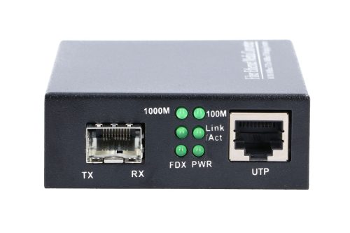 Extralink Sedir, médiaátalakító, 1x SFP, 1x RJ45 1000 Mb/s, MC220 csere