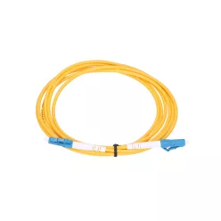   Extralink LC/UPC-LC/UPC patch kábel, egyenes szálú, G657A1, 3 mm, 1 m.