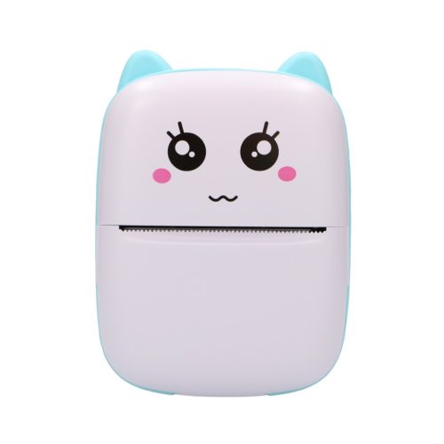 Extralink Set, EPP-002 blauer Thermodrucker + selbstklebendes Thermopapier, 5 Rollen.