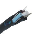 Optical cable suitable for microducts, ZM-XOTKtsD 12F type, 12j (1x12j), G.652D, 5.4 mm, Extralink