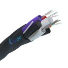 Optical cable suitable for microtubes, ZM-XOTKtsD 36F type, 36 fibers (3x12 fibers), G.652D, 5.4 mm, Extralink