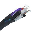 Optical cable for microducts Zm-XOTKtsD 48F, 48J (4x12J), G.652D, 5.4 mm, Extralink