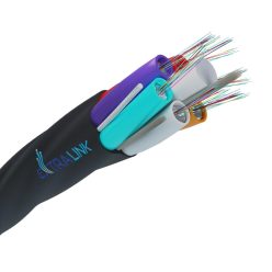   Optical cable suitable for microducts, ZM-XOTKtsD 72F, 72J (6x12J), G.652D type, 5.4 mm, Extralink