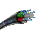 Aerial optical cable ADSS XOTKtsdD 24f, 24j (6x4j), G657A1, 3kN, 9.8 mm, Extralink