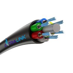   Aerial optical cable ADSS XOTKtsdD 36f, 36j (6x6j), G657A1, 3 kN, 9.8 mm, Extralink