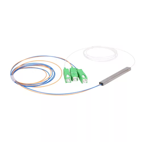 Extralink 1:2 PLC SC/APC splitter, 900 µm, 1 m