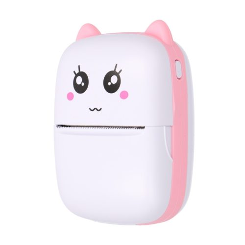 Extralink EPP-001 pink, mini thermal printer, Bluetooth, USB-C, 1200 mAh, 210 dpi
