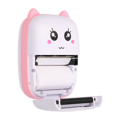 Extralink EPP-001 pink, mini thermal printer, Bluetooth, USB-C, 1200 mAh, 210 dpi