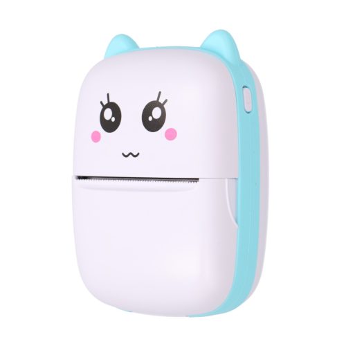 Extralink EPP-002 blue, mini thermal printer, Bluetooth, USB-C, 1200 mAh, 210 dpi