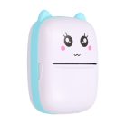 Extralink EPP-002 blue, mini thermal printer, Bluetooth, USB-C, 1200 mAh, 210 dpi