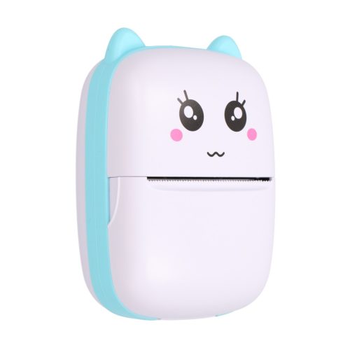 Extralink EPP-002 blue, mini thermal printer, Bluetooth, USB-C, 1200 mAh, 210 dpi