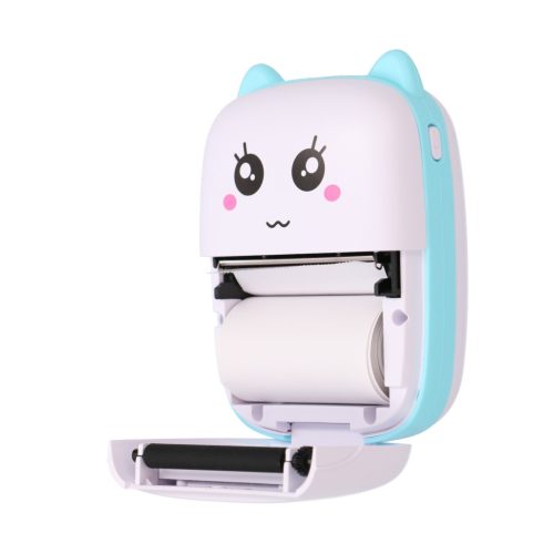 Extralink EPP-002 blue, mini thermal printer, Bluetooth, USB-C, 1200 mAh, 210 dpi