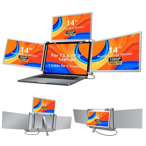 Extralink Smart Life 14"-os tripla képernyős monitor laptopokhoz, S680