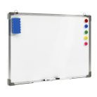 White, dry-erase, magnetic board, 150 x 100 cm, with accessories