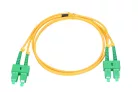 Extralink SC/APC-SC/APC, Patchkabel, Monomode, Duplex, G652D, PVC, 3 mm, 1 m