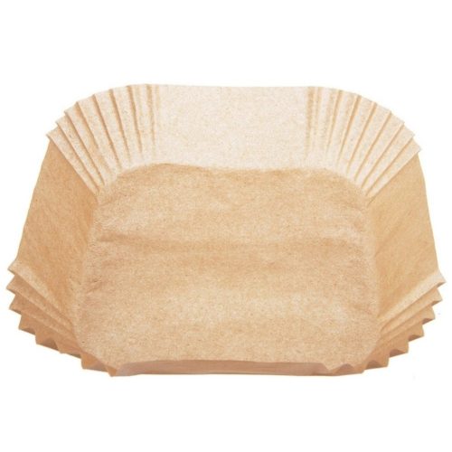 Papierauskleber für Heißluftfritteusen 16 x 16 cm, 50 Stück