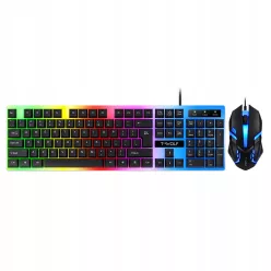   Extralink gaming set TF230 2in1, keyboard (English) and mouse set, LED backlight