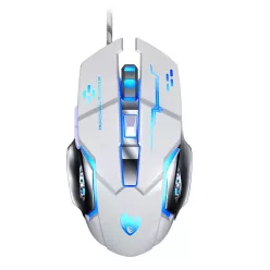   Extralink gaming mouse V6, vezetékes optikai játékegér, 6400 dpi, 6 gomb, LED háttérvilágítás