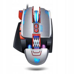   Extralink gaming mouse V9, wired gaming mouse, optical, 6400 dpi, 8 buttons, LED backlight