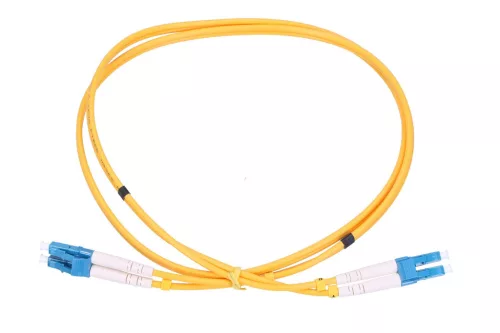 Extralink LC/UPC-LC/UPC, Patchkabel, Einmodig, Duplex, G652D, PVC, 3 mm, 1 m