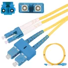 Extralink SC/UPC-LC/UPC, patch cable, single-mode, duplex, 3 mm, 0.5 m