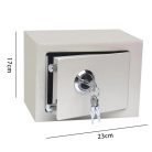 Extralink Home home and office safe, key-operated, white, S-404