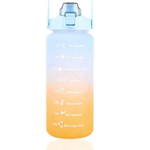 Extralink Motivations-Wasserflasche, 2000 ml, blau-orange, BUT-993