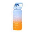 Extralink Motivations-Wasserflasche, 2000 ml, blau-orange, BUT-993