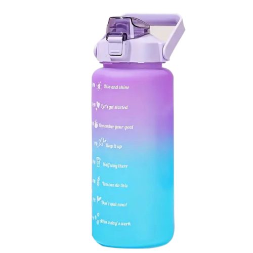 Extralink Motivations-Wasserflasche, 2000 ml, lila-blau, BUT-992