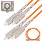 Extralink SC/UPC-SC/UPC, patch cable, multi-mode, duplex, 50/125, 3 mm, 1 m