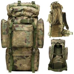   Extralink Military Tactical Backpack, Moro Pattern, for Tourism, 65L, MIL-1125.