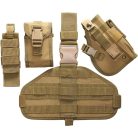 Extralink Military moduláris taktikai katonai tereppanel pisztolytokkal, MOLLE rendszerű, ASG Mil-1118.