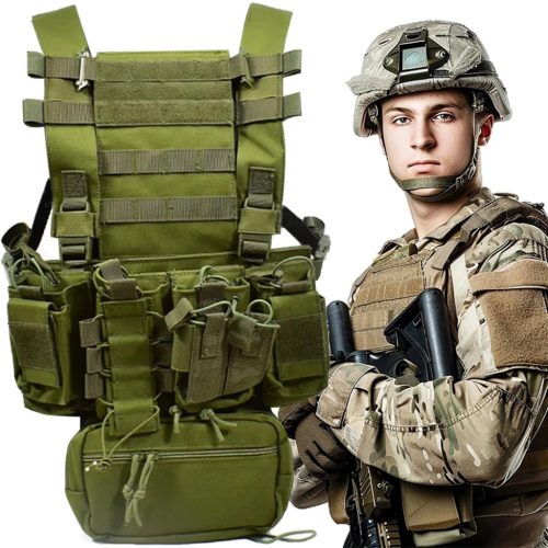 Extralink Military tactical vest, military, protective, with MOLLE system, airsoft ASG MIL-1122