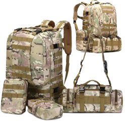   Extralink Military 4-in-1 Tactical School Backpack for Military and Tourism, 50L, MIL-669.