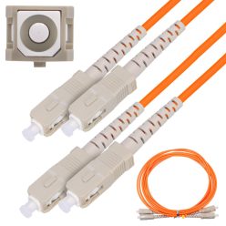   Extralink SC/UPC-SC/UPC | Patchcord | Multi mode, Duplex, 50/125, 3mm, 2m
