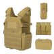 Extralink Military taktikai mellény, katonai, védő, MOLLE rendszerrel, ASG MIL-691.