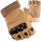 Extralink Military Taktische Handschuhe, Kampfsurvivor, ohne Finger, Militär, Größe L, MIL-694