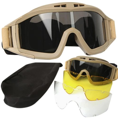 Extralink Military Tactical Glasses, Military Protective Glasses, ASG Shooting Airsoft MIL-678