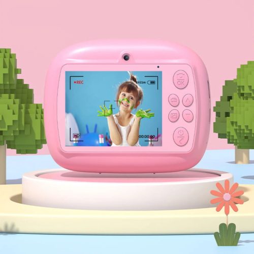 Extralink Kids Camera H52 pink, digitális fényképezőgép.