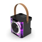 Extralink lifestyle box karaoke speaker, black, with two microphones