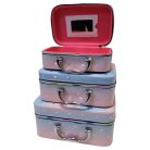 Extralink lifestyle női kozmetikai táska, szervező rendszerrel ellátott kozmetikai bőröndök, 3 az 1-ben, modell 251.