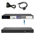 Extralink Ares, PoE kapcsoló, 16x Gigabit PoE/PoE+, 2x SFP, 1x konzol, 150W, menedzselt