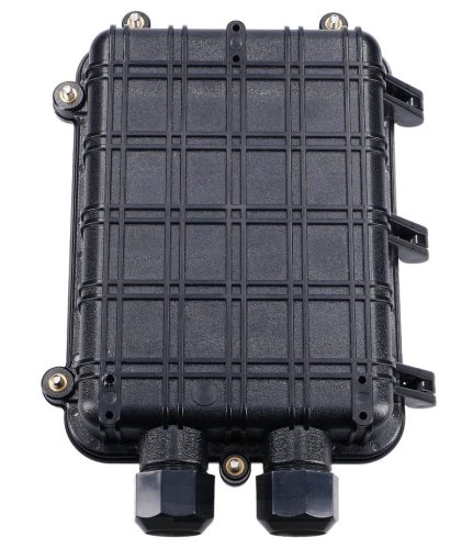 Extralink Bruce, FTTX closure element, 4 trays, 96 fibers, black