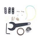 Extralink Bruce, FTTX closure element, 4 trays, 96 fibers, black