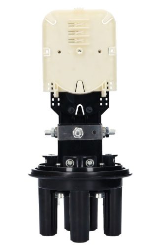 Extralink Grant, FTTX Abschluss, 2 Boxen, 24 Fasern, schwarz