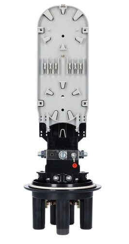 Extralink Harry, FTTX Abschluss, 4 Boxen, 96 Fasern, schwarz