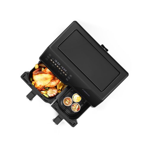 Extralink Home Air Fryer SJ-1000 10l EU, légkeveréses sütő, (6l + 4l) 2500W