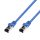 Extralink LAN patch cable Cat.8.1 S/FTP, 20 m, 40G, shielded, twisted copper pairs, blue.